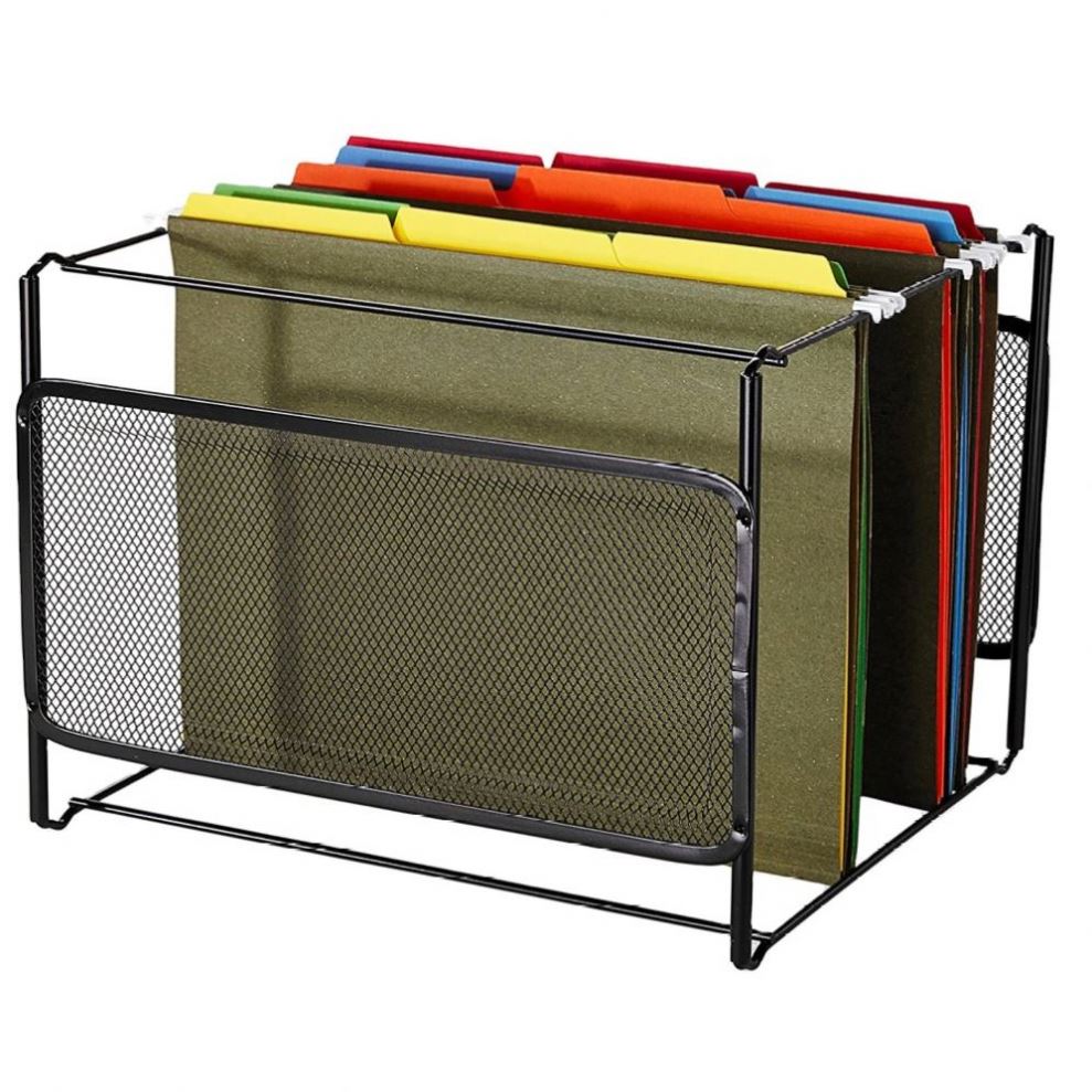 Hanging File Folder Frame Desk Organizer Holder Rack Rails