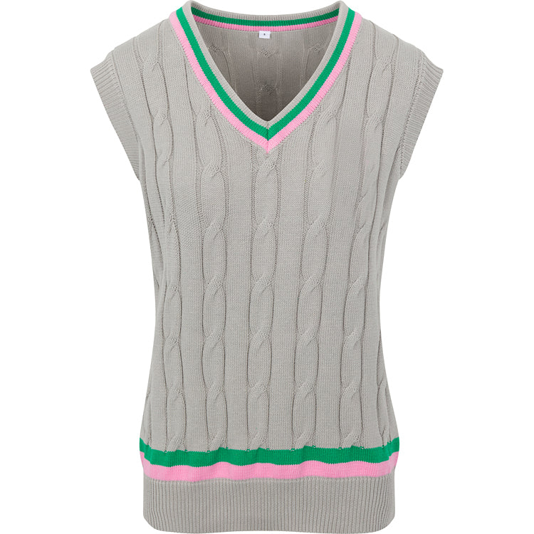 Sweater Vest Sleeveless V-Neck High Quality Female...