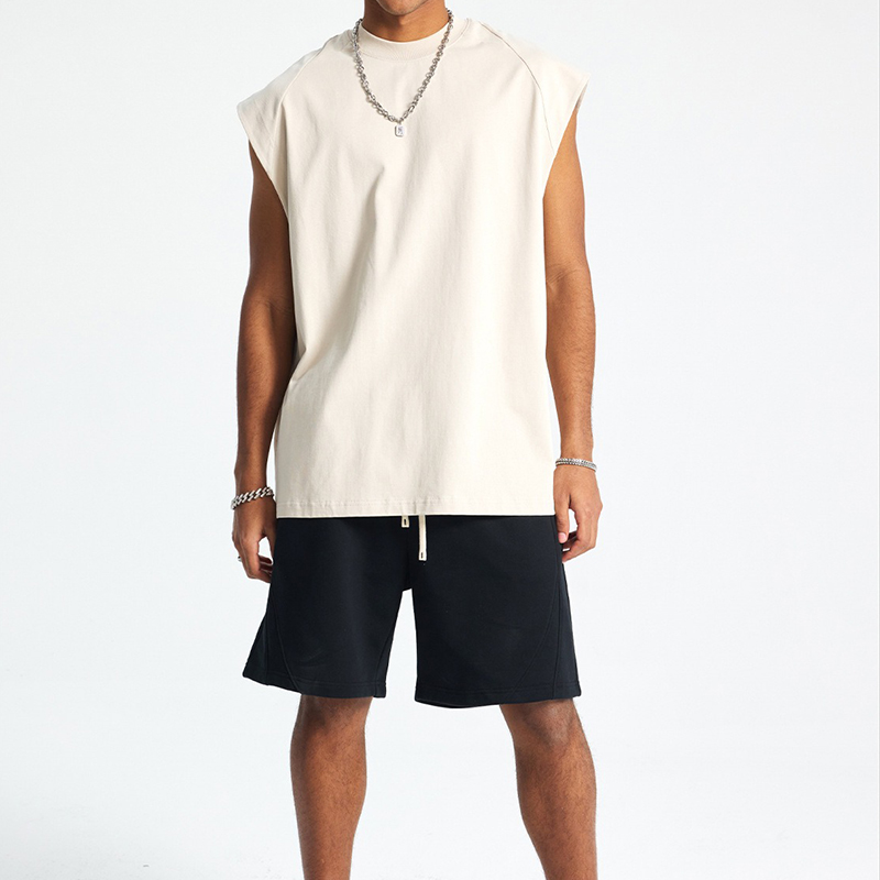 Casual Cotton Sports Sleeveless T-Shirts Plain Men's Singlet Tank Top Vest