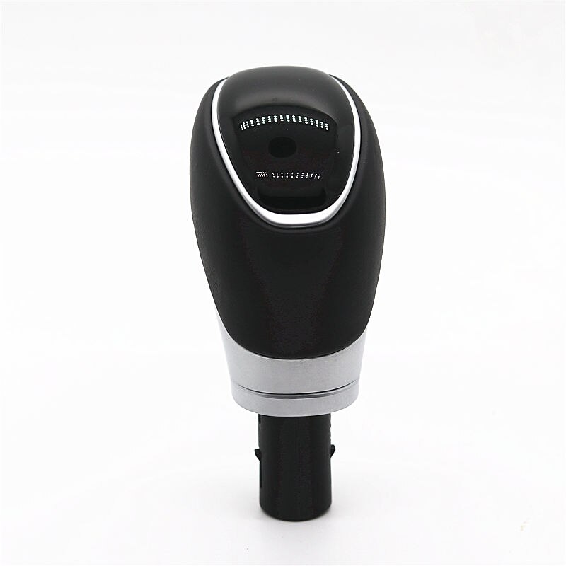 For At Leather Glossy Gear Shift Knob Black Gear Head Lever Car Shift