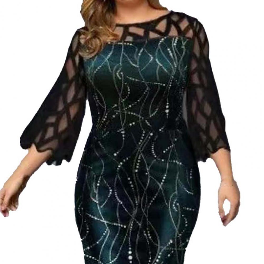 Futuro Fashion Classic Charming & Elegance Cocktail Dress – 3/4 Sleeve Boat Neck – Sizes 8-22 (S-5XL)