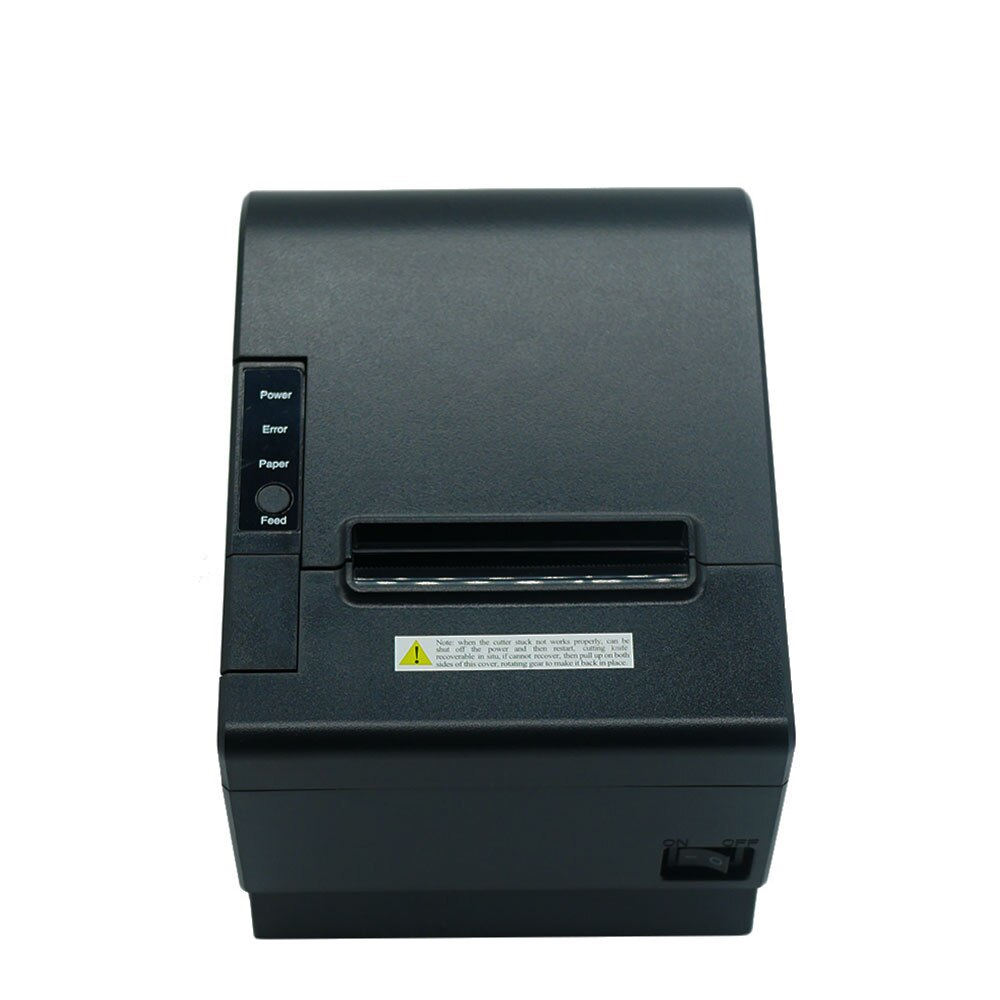 80mm Thermal Receipt Desk Printer Automatic Cutter Restaurant Kitchen POS USB Serial LAN Wifi Bluetooth Papers Desktop Auto
