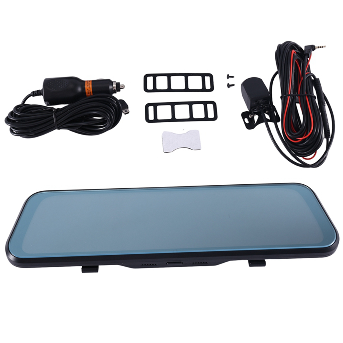 10 Inch 1080P Car Dvr Mirror Dash Cam Dual Lens Dashcam Full HD Drive
