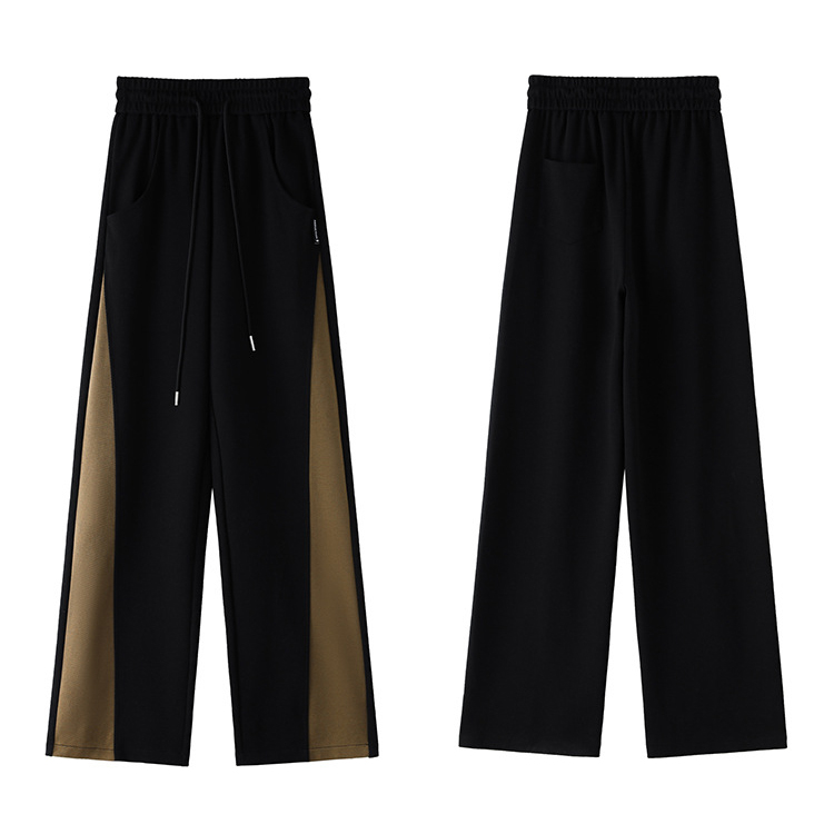 Sweatpants Womens Spring/Autumn High-waist Drooping Mop Pant Matching Casual Straight Pant Streetwear Women Pants