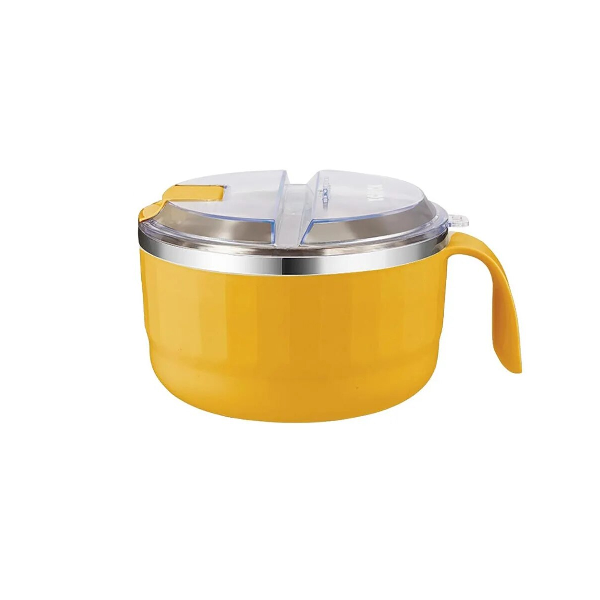 304 Stainless Steel Anti-Scald Ramen Bowl with Lid Portable Student Dormitory Instant Noodle Bowl Insulated Lunch Box