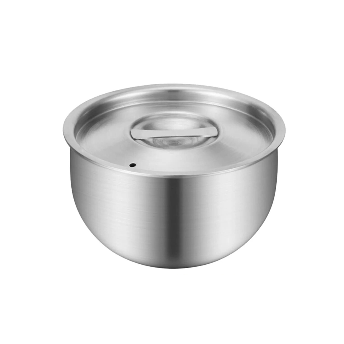 304 Stainless Steel Rice Bowl with Lid Soup Bowl Steamed Rice Anti-scalding Small Korean Kitchen Cooking Tools