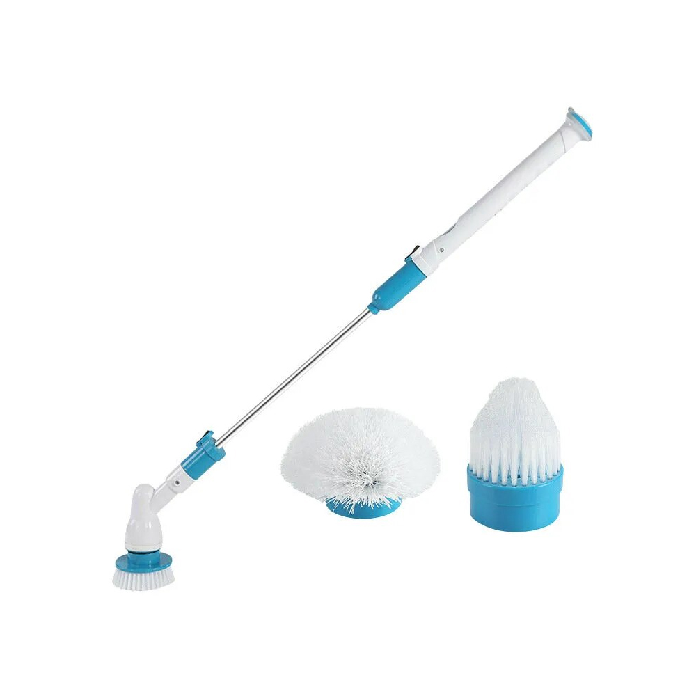 Electric Cleaning Brush With Replaceable Brush Heads Handheld Cordless Spin Scrubber For Window Floor Bathtub Sink Cleaning