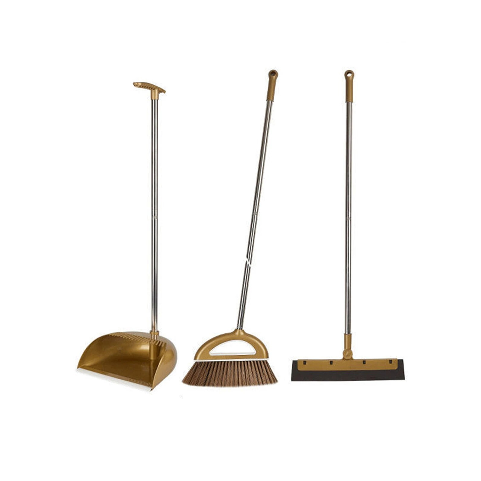 Household Broom Dustpan Set Broom Floor Cleaning Brush Soft Comb Teeth Multi-function Household Dust-free Cleaning Set