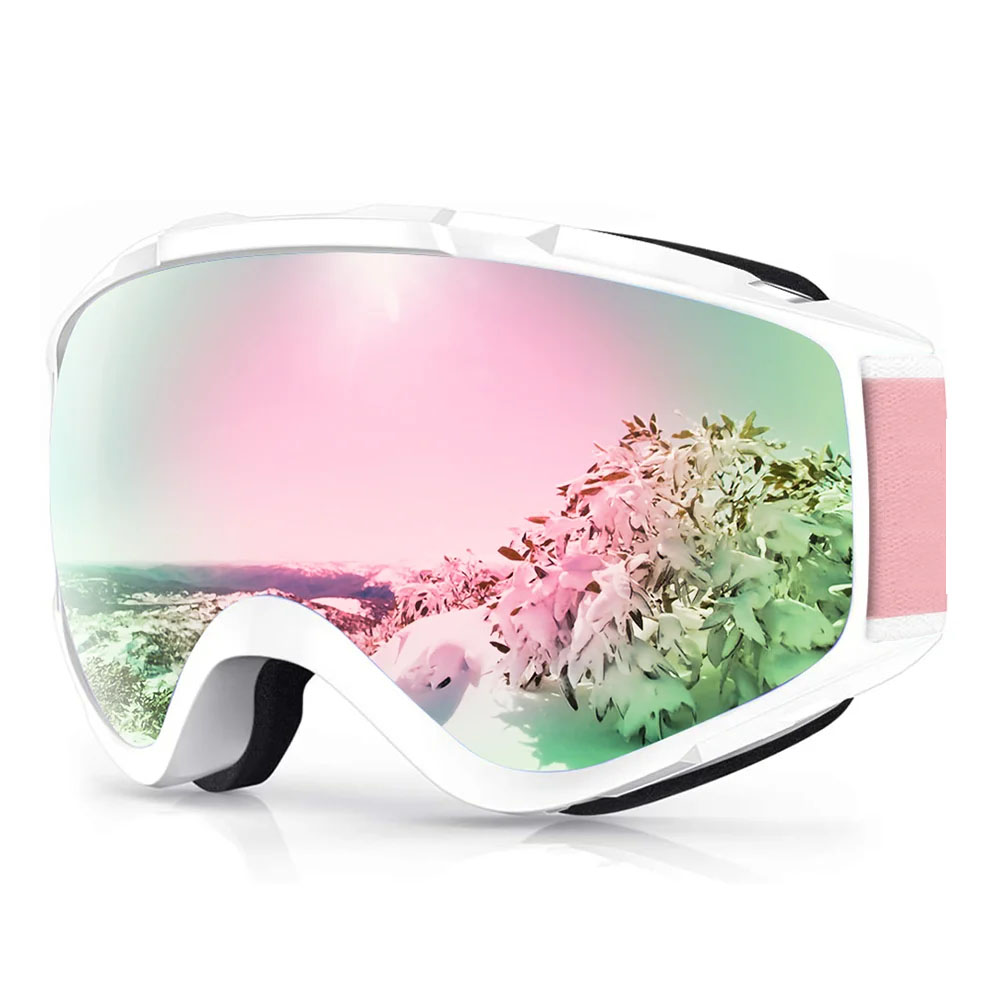 Adult Ski Goggles Double Layer Len Anti-fog 100% Anti-UV OTG Design & Snow Goggles For Youth Outdoor Skiing