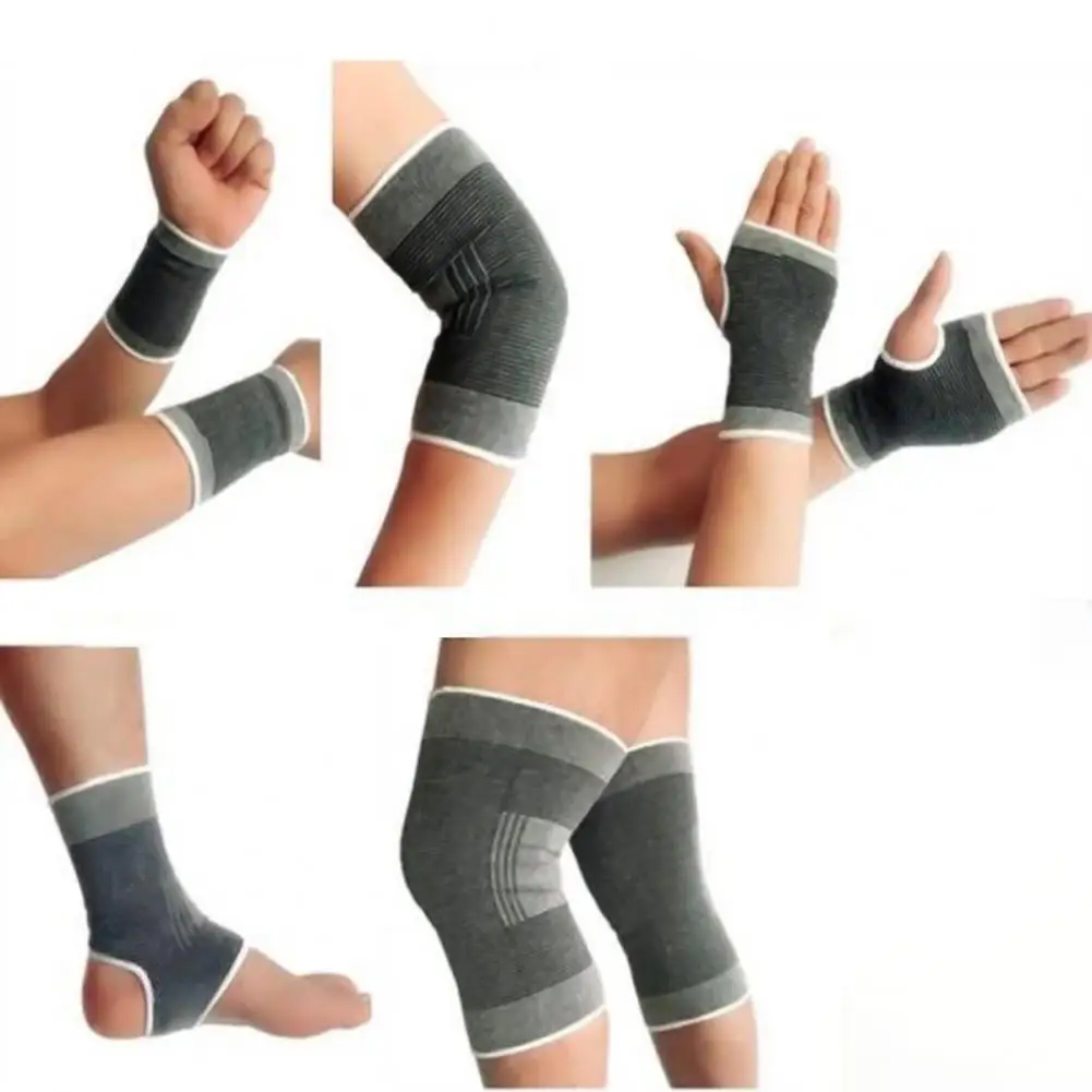 5 Pairs/Set Running Sport Knee Pad Wrist Guard Ankle Support Anti-twist Protective Gear Outdoor Band Guard Sport Fitness Support
