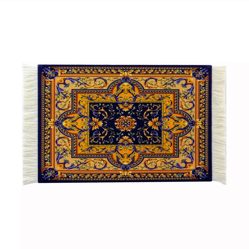 Persian Carpet Woven Flower Small Coaster Wholesal...