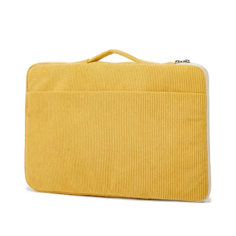 Laptop Bag Shockproof Lady Man Handbag Case Notebook PC Corduroy