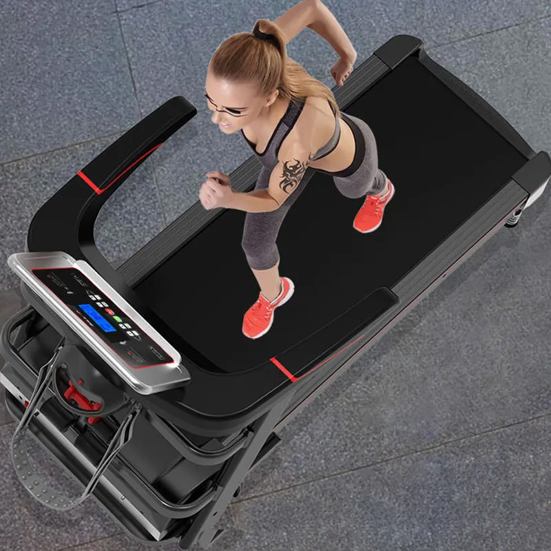 Home Use Folding Mini Life Fitness Gym Machine Foldable Electric Compact Motorized Treadmill For Walking Running