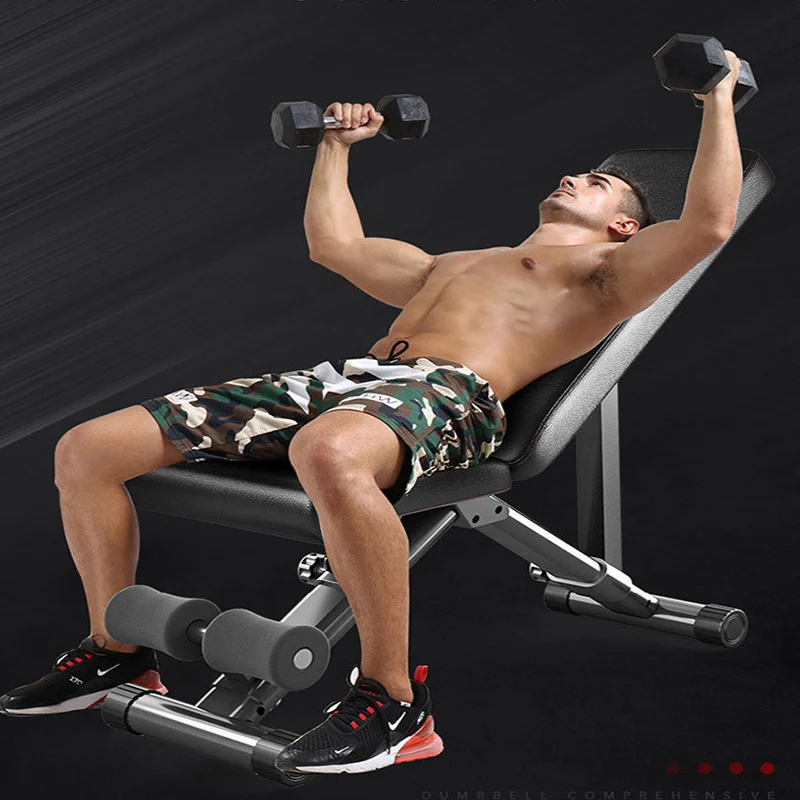 Abdominal Muscle Trainer Sit Bench Press Abdominal Muscle And Core Exercise Chair With Foam Roller Foot Handle Fitness