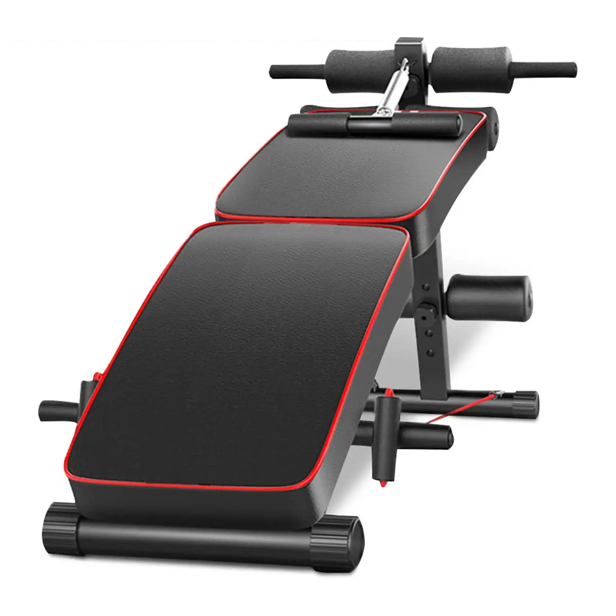 Household Adjustable Foldable Weight Benches Press Chair Bench Gym For Abdominal Support Dumbbells For Workout Fitness