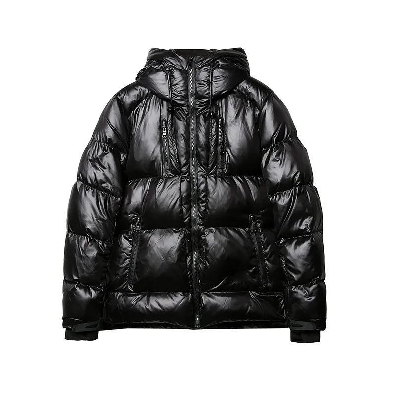 Down Jacket Men's Winter Coat Men Fashions Thick Warm Puffer Down Jackets Coats with Hat Parka