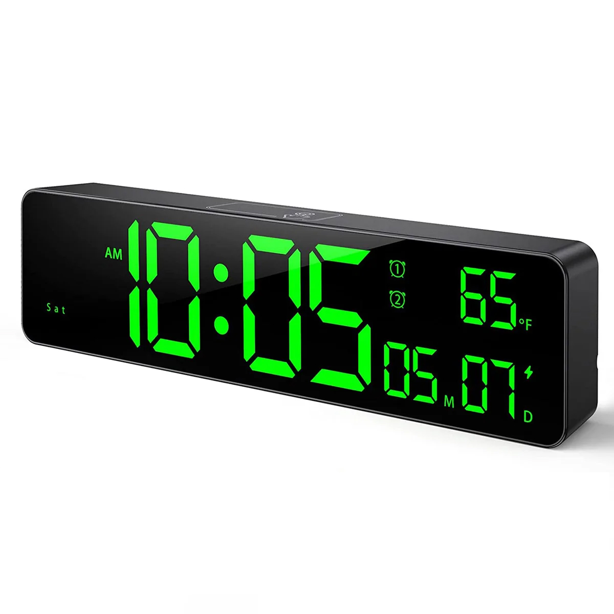 Digital Clock with Time Date Indoor Temperature  1...