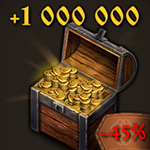 1000000 Gold coins