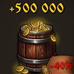 500000 Gold coins