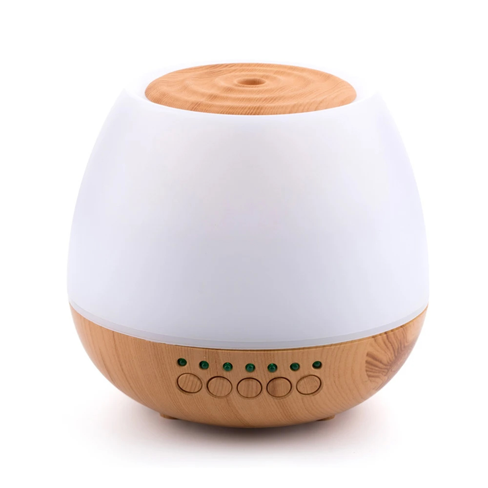 Aromatherapy Diffuser USB Bluetooth Speaker Essential Oil Air Humidifier Wood Grain Changing Lights Timer For Home