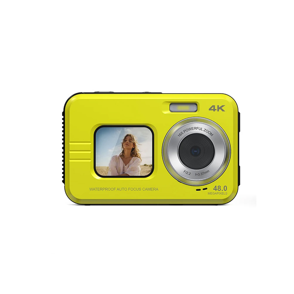 Definition Waterproof Camera LED Dual Screen Autofocus 48MP 16X Digital Zoom 2.7K HD Photography Digital Camera