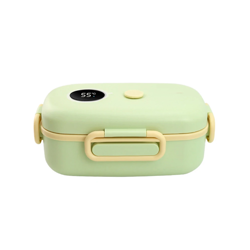 Intelligent Thermal Insulation Single-Layer Electric Heating Lunch Box Car Home Portable Stainless Steel Liner Lunch Box