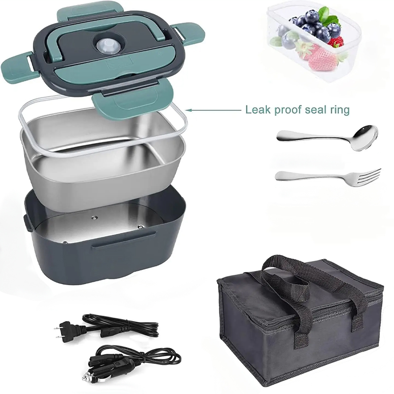 Portable Electric Lunch Box Outdoor Camping Food Insulation Heating Lunch Box