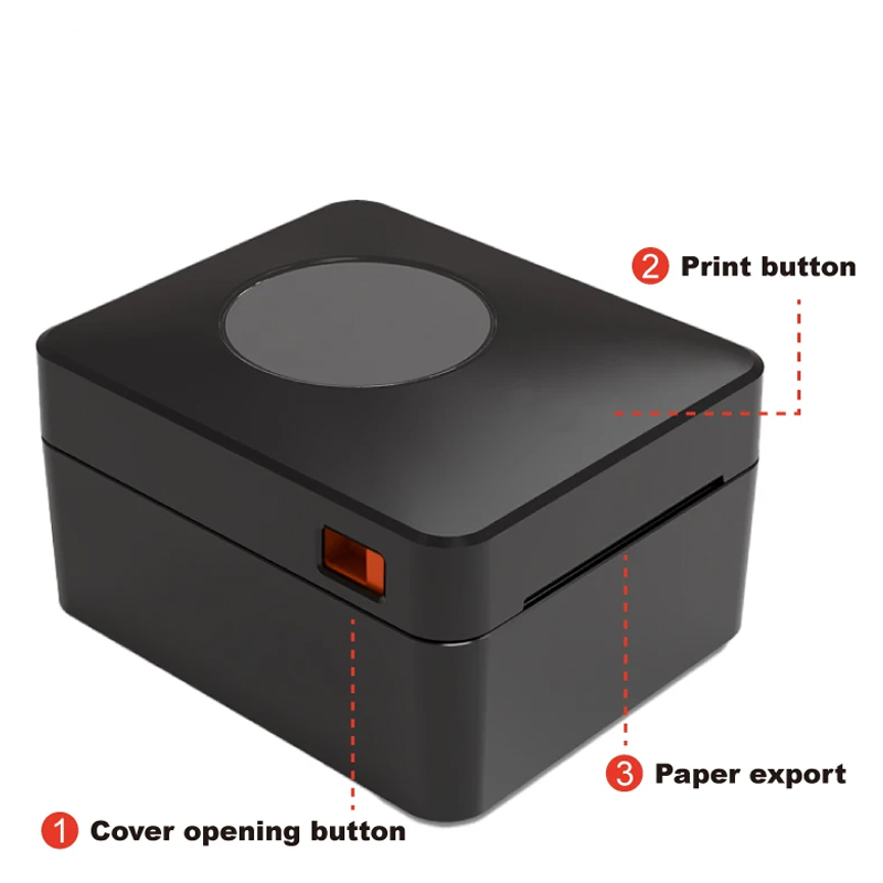 Thermal Label Printer USB Bluetooths Interface 4 Inch Shipping Label Thermal Label Printer USB Bluetooths Interface 4 Inch Shipping Label