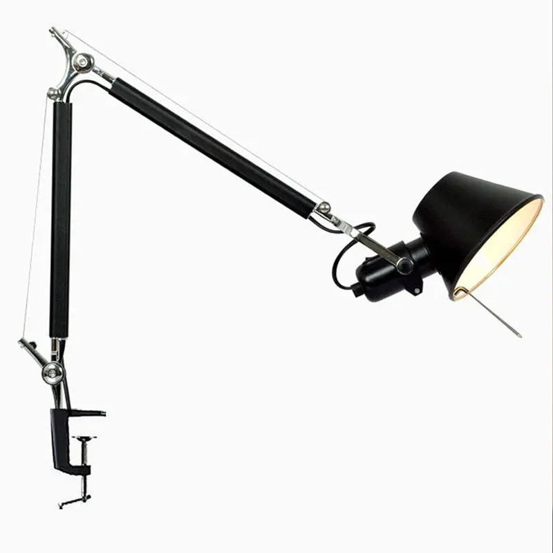 Modern Swing Long Arm Desk Lamp With Clip Study Cl...