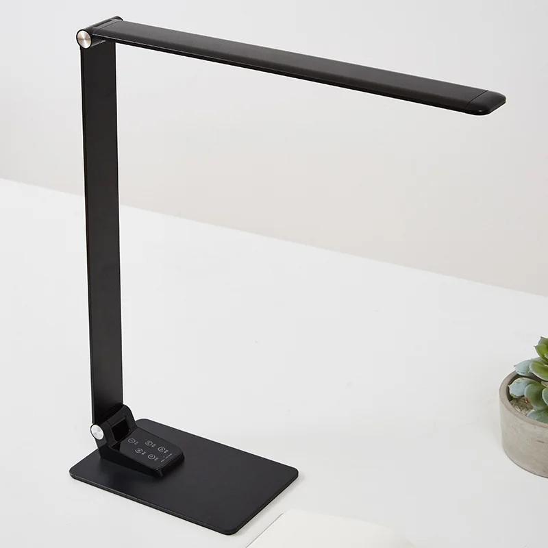 Iron LED Touch Control Modern Minimalist Desk Lamp For Office And Study