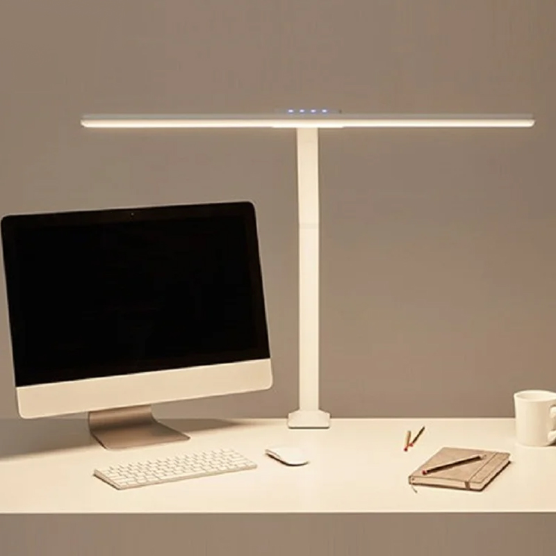 24W Simple Multi-Functional LED Desk Lamp With Clip For Office And Study Touch Dimming Desk Lamp