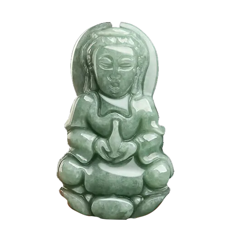 Natural Goods Jadeite Pendant Bean Seed ...