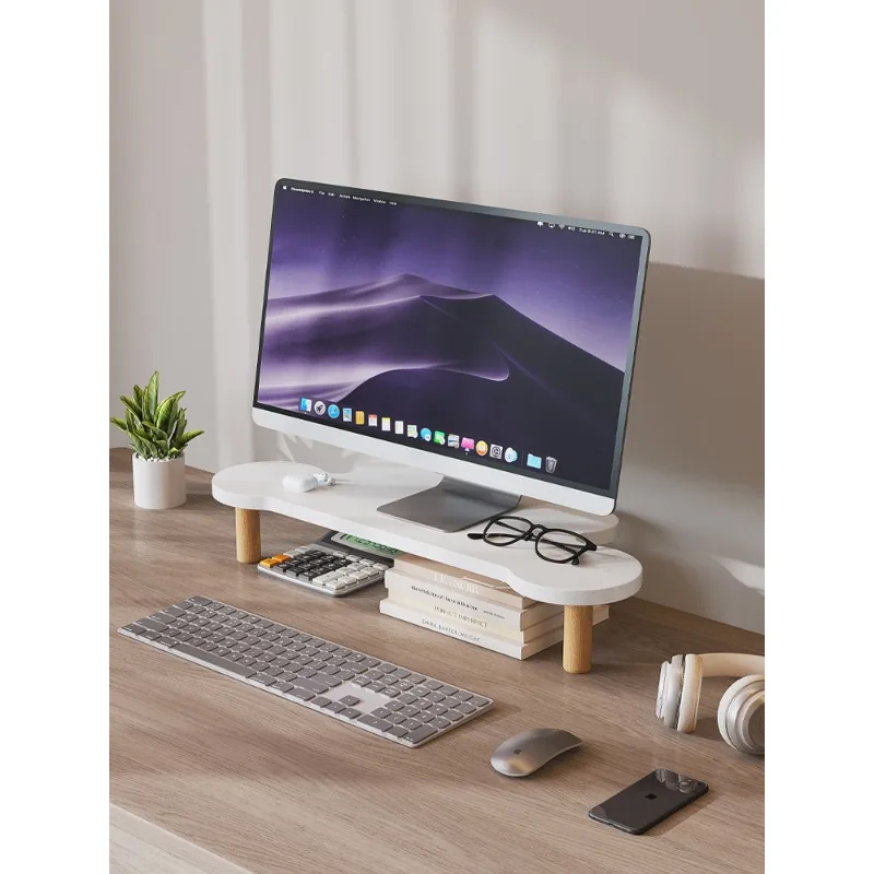 Corner Of The Workstation Computer Heightening Stand Display Base Desktop Storage Stand Desk Shelf Display Screen Elevation