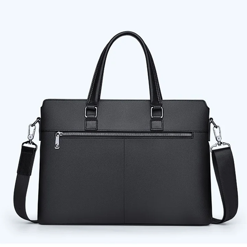 High Quality Men Briefcases Bag For 15 inch Laptop Business Travel Bags Handbags Leather Office Shoulder Bags For Man