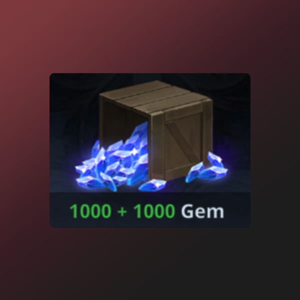 1000+1000 Gem