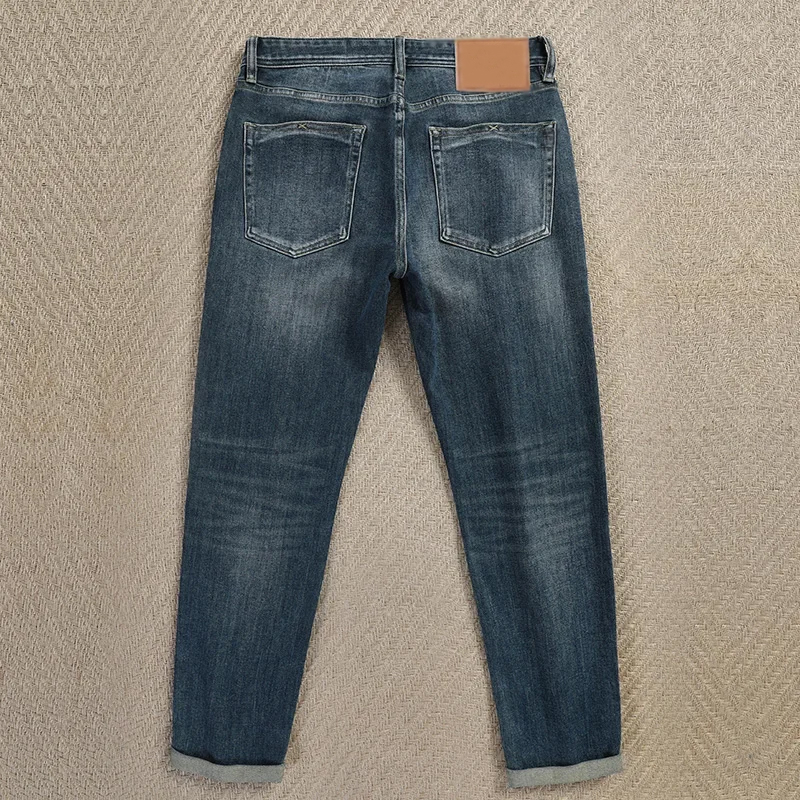 Indigo Vintage Cuff Jeans Men's ...