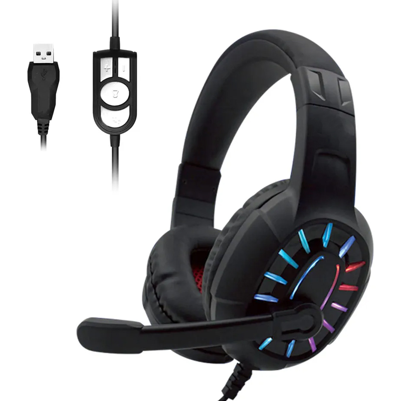 Gaming Headset With Stero Sports Eearphones For Pc Laptop With Microphone Noise Cancelling