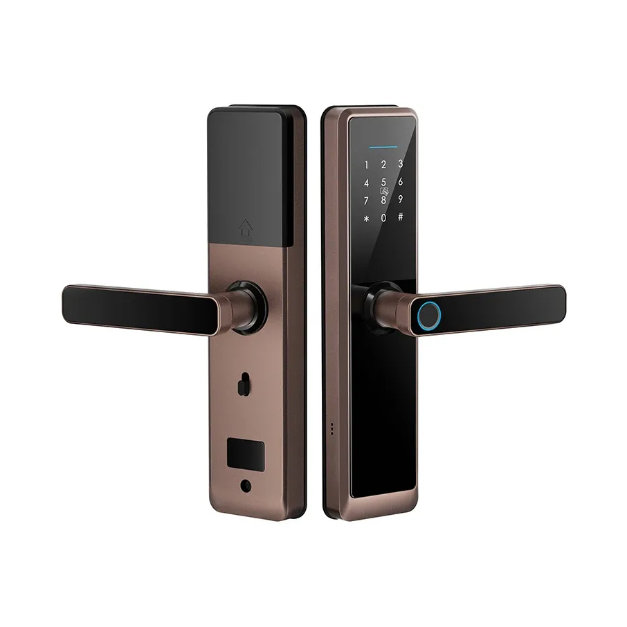 WiFi Bluetooth Fingerprint Electronic Door Lock - Digital Smart Card Tags Hotel Lock