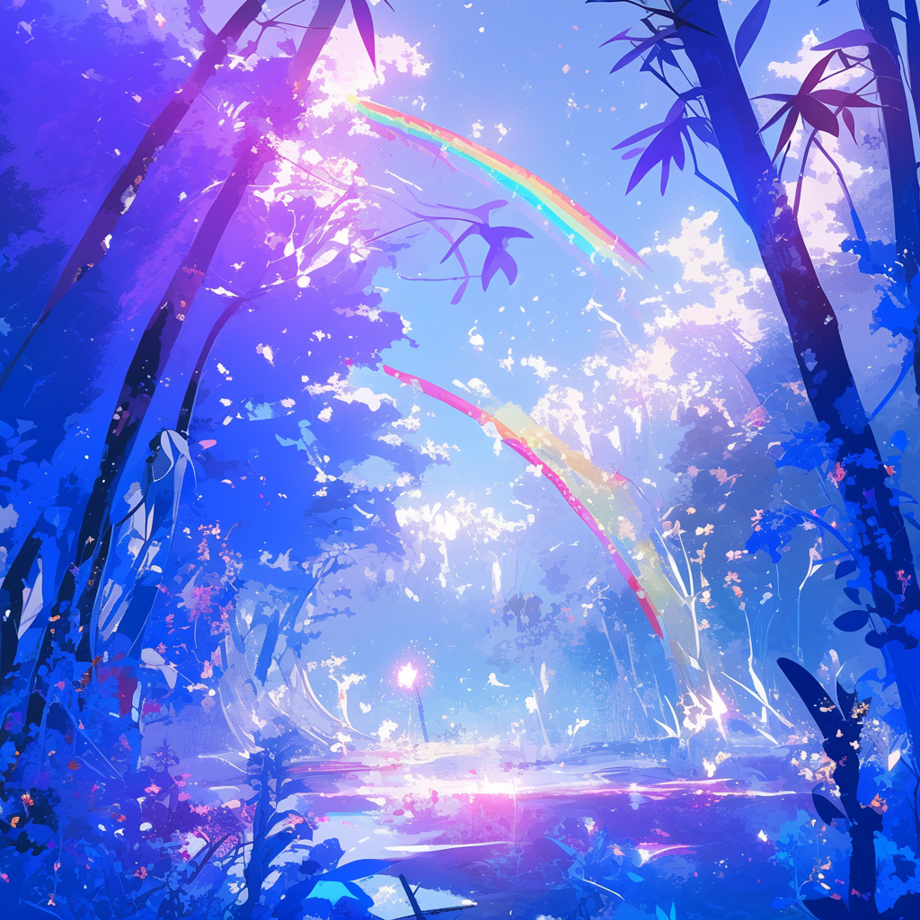 Dreamy Colorful Forest 3