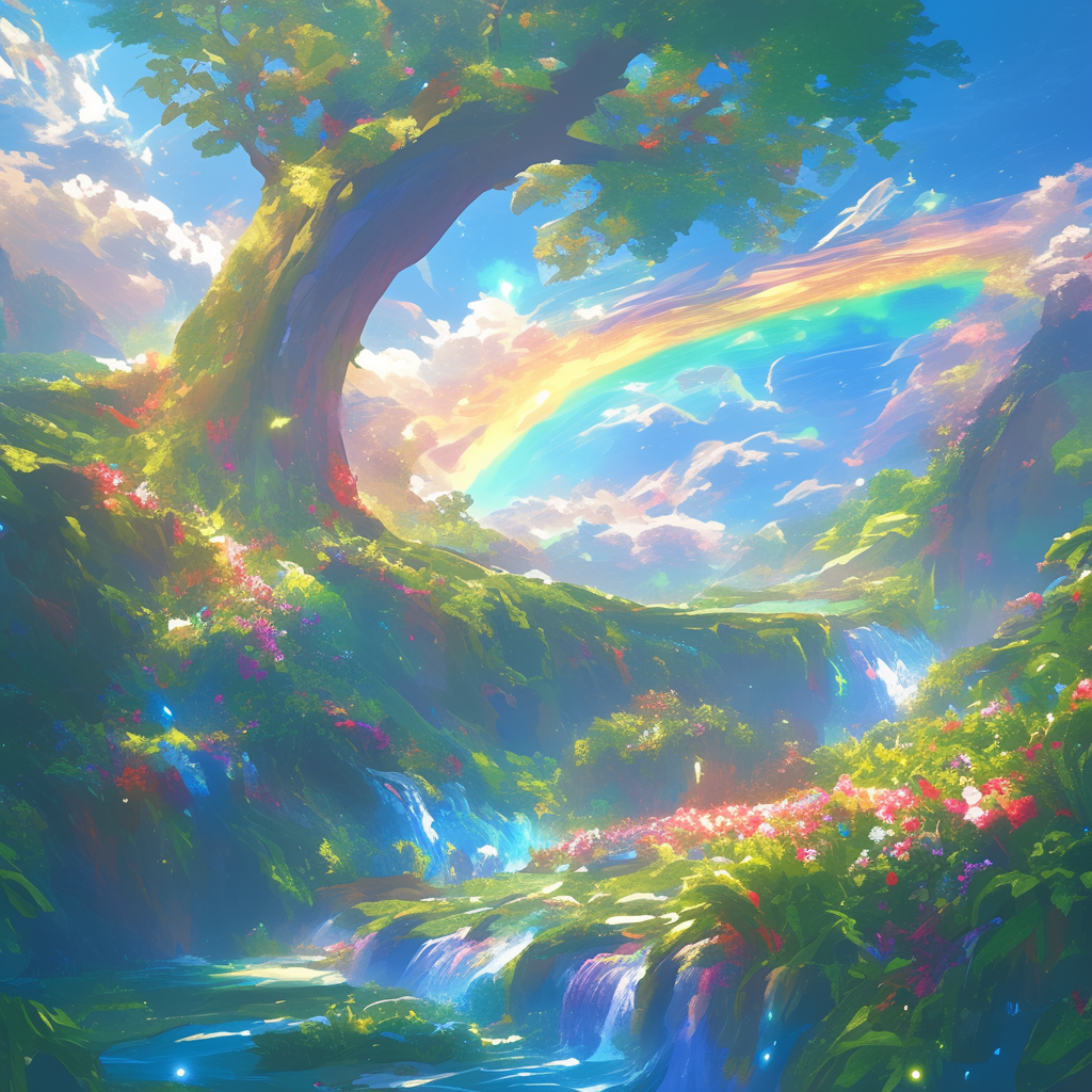 Dreamy Colorful Forest 2