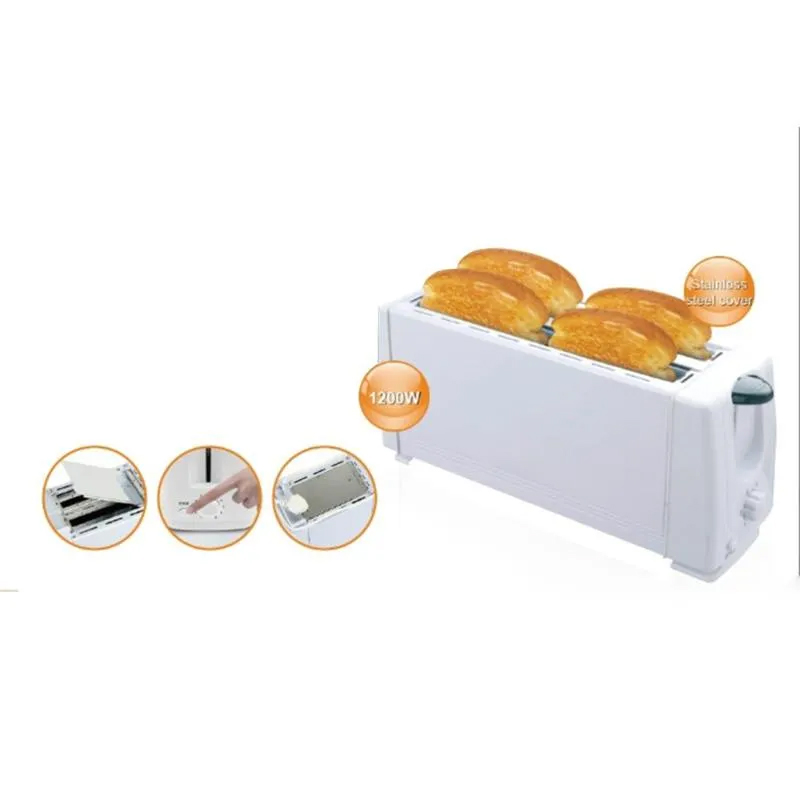 Bread r Automatic Toaster Breakfast Sand Baking Cooking Tools 4 Pack Lightweight Household Food