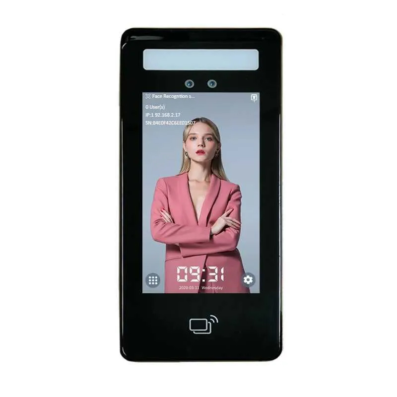 Facial Recognition System Facial Recognition Rfid Card Access Control System Clock Employee Attendance Machine