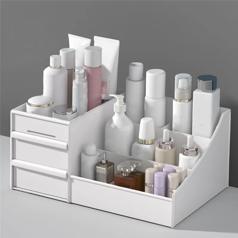 Home Drawer-Type Desk Desktop Storage Box Nail Storage Box Cosmetics Storage Box Cosmetics Storage Box