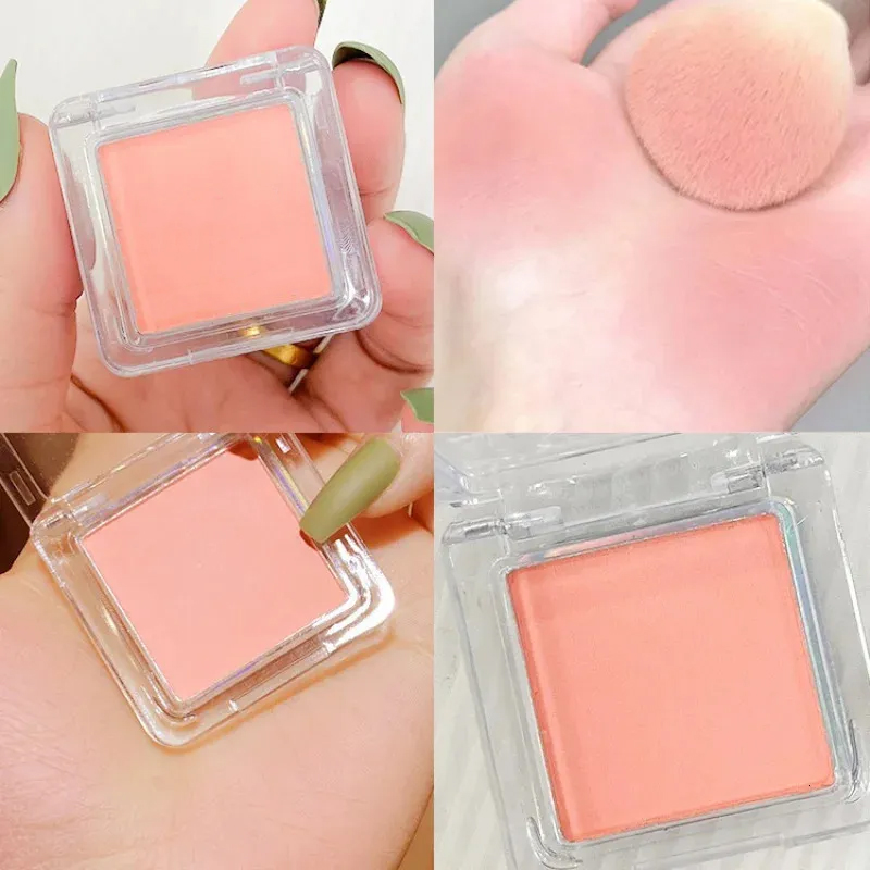 Face Blush Matte Natural Cheek Color Brightens Face Waterproof Face Cosmetics Blush Powder Soft Female Makeup