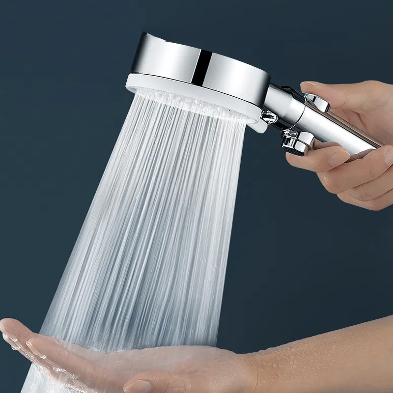 Pressurized Shower Head with Pause Function, Adjus...