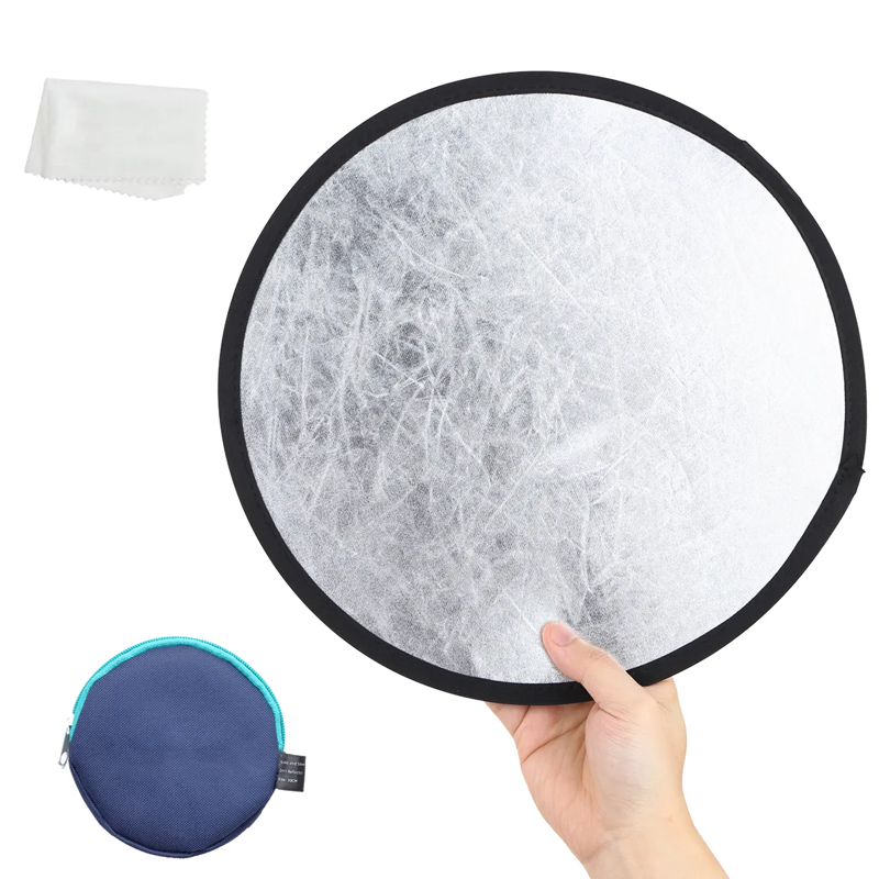 2-In-1 30cm Round Reflector For Outdoor And Indoor Photography