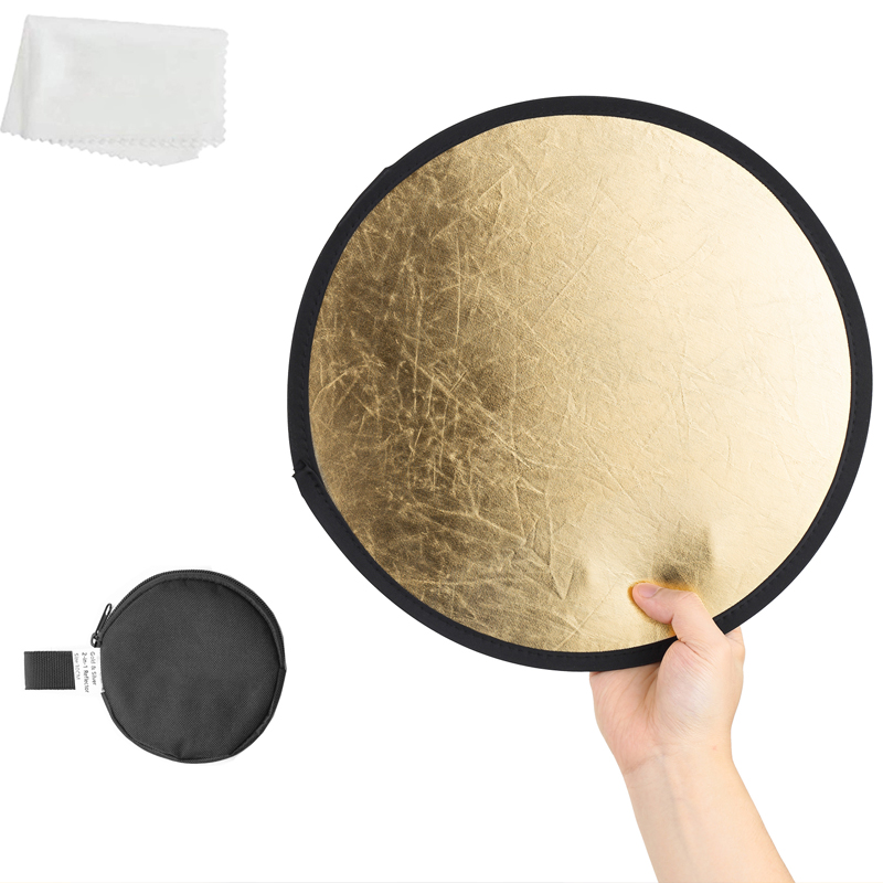 2-In-1 30cm Round Reflector For Outdoor And Indoor...