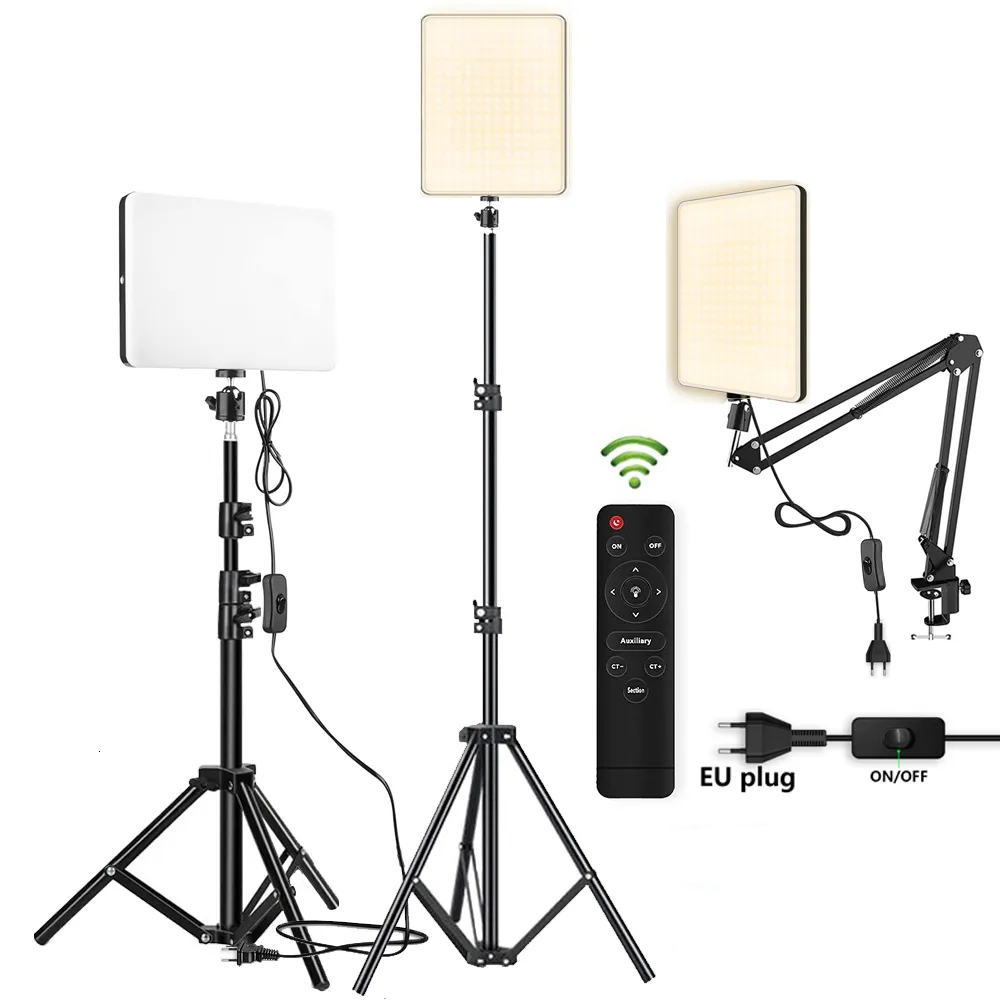 Flash Heads LED Fill Lamp Video Light Panel Bi-colorPography Lighting Live Stream Studio Light