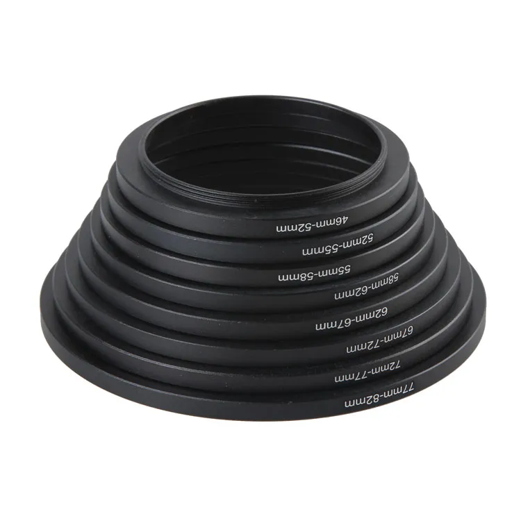 Metal Camera Lens Filter Adapter Ring Thread Male to Female Step Up