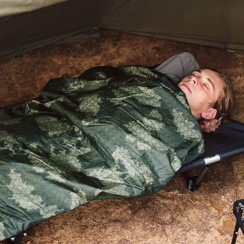 Camouflage Camping Sleeping Bag Waterproof Ultra-Light Spliced ​​Double Quilt Hiking Sleeping Bag